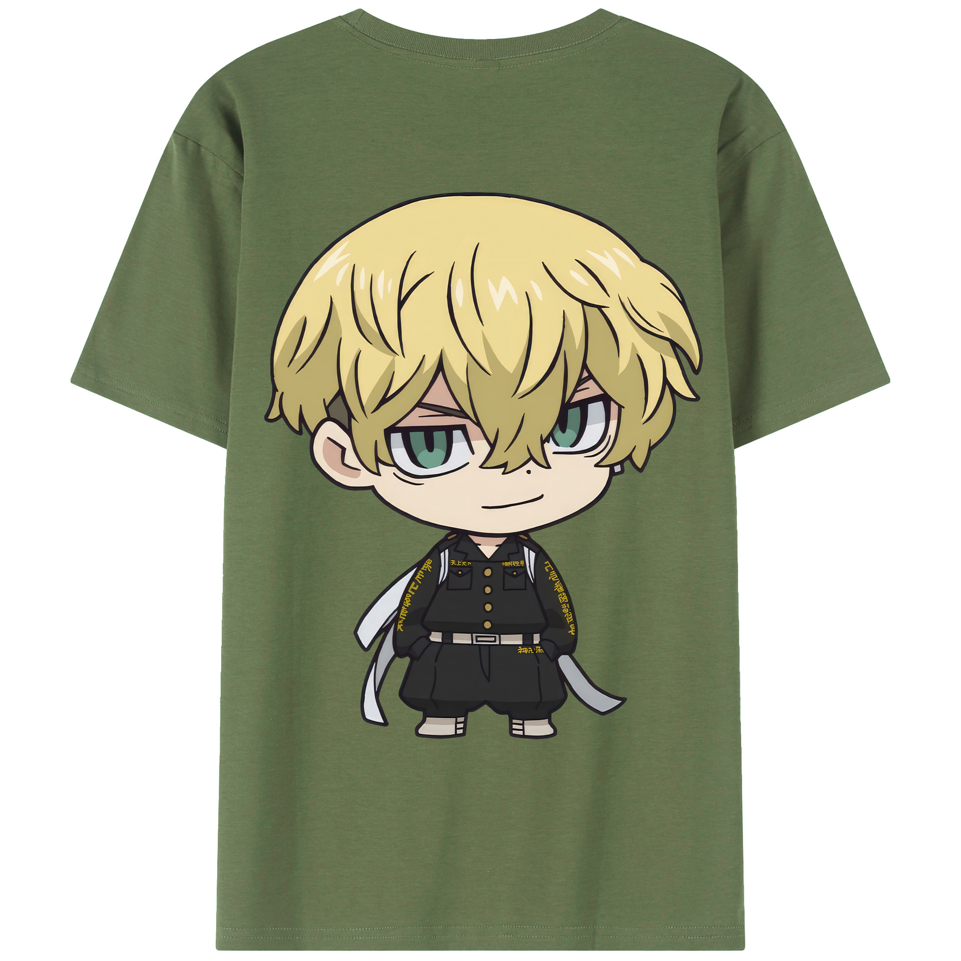 （画像用） 東京リベンジャーズ Tokyo Revengers 綿100％ メンズ半袖Tシャツ（バックプリント） 通気性
